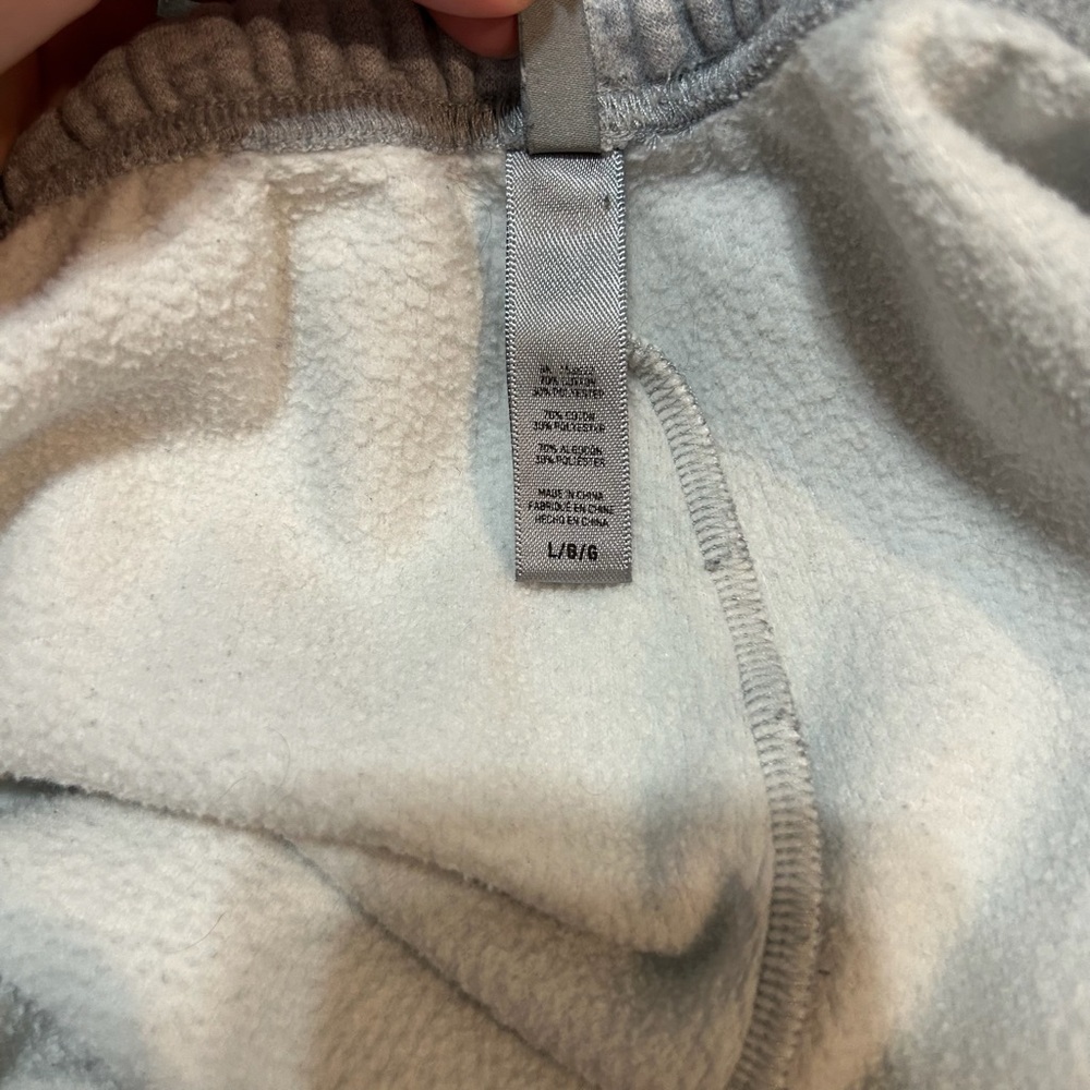 SKIMS Heather Grey Cotton Fleece Jogger Sweatpants Size Large - Picture 9 of 10
